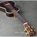 Ebony ukulele custom lettering